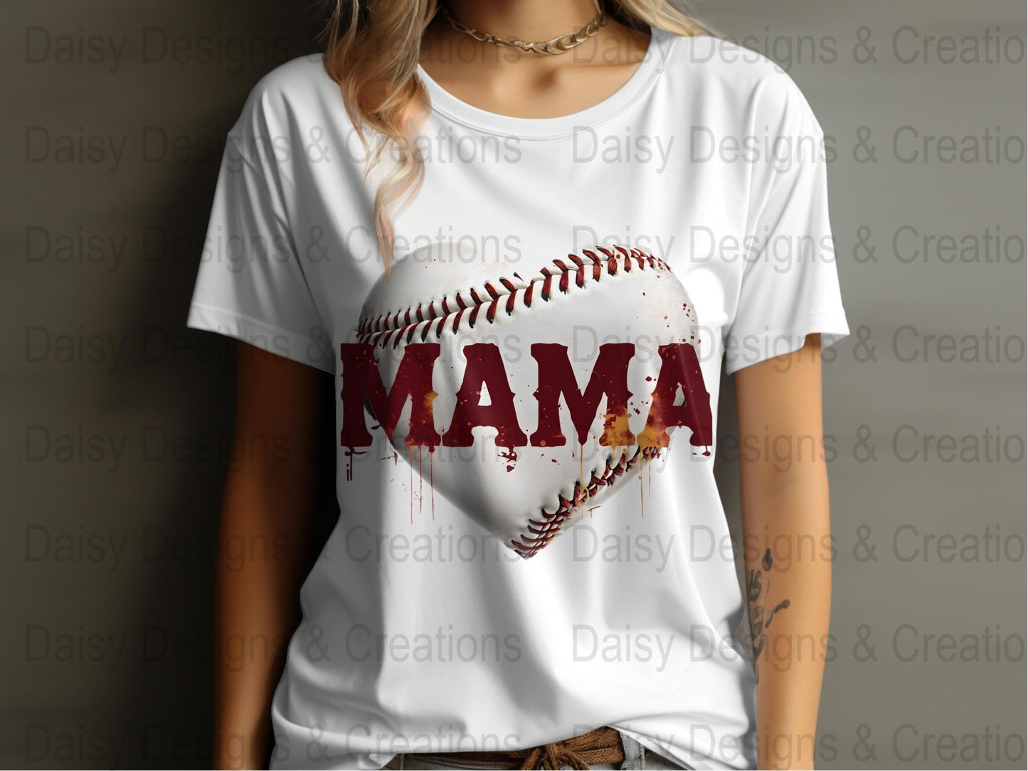 Baseball Mama T Shirts, Baseball Mom PNG, Sports Mom, Heart Baseball, Mama Design, Baseball Lovers, Digital Download For Apparel - Daisy Designs & Creations, LLC
