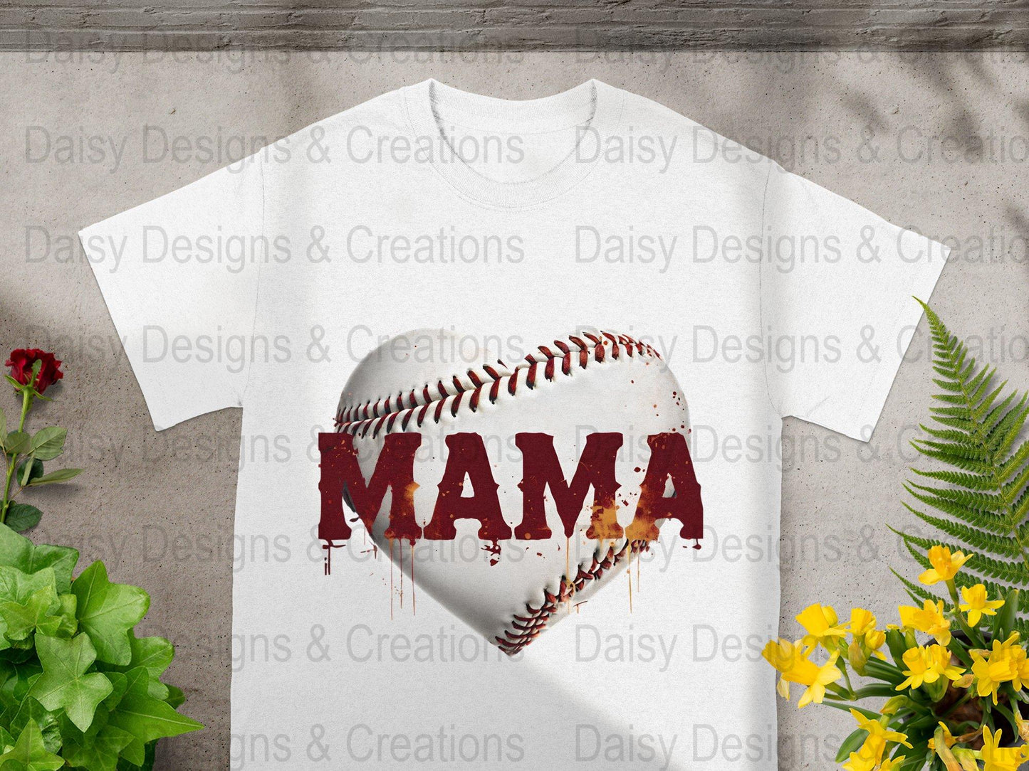 Baseball Mama T Shirts, Baseball Mom PNG, Sports Mom, Heart Baseball, Mama Design, Baseball Lovers, Digital Download For Apparel - Daisy Designs & Creations, LLC