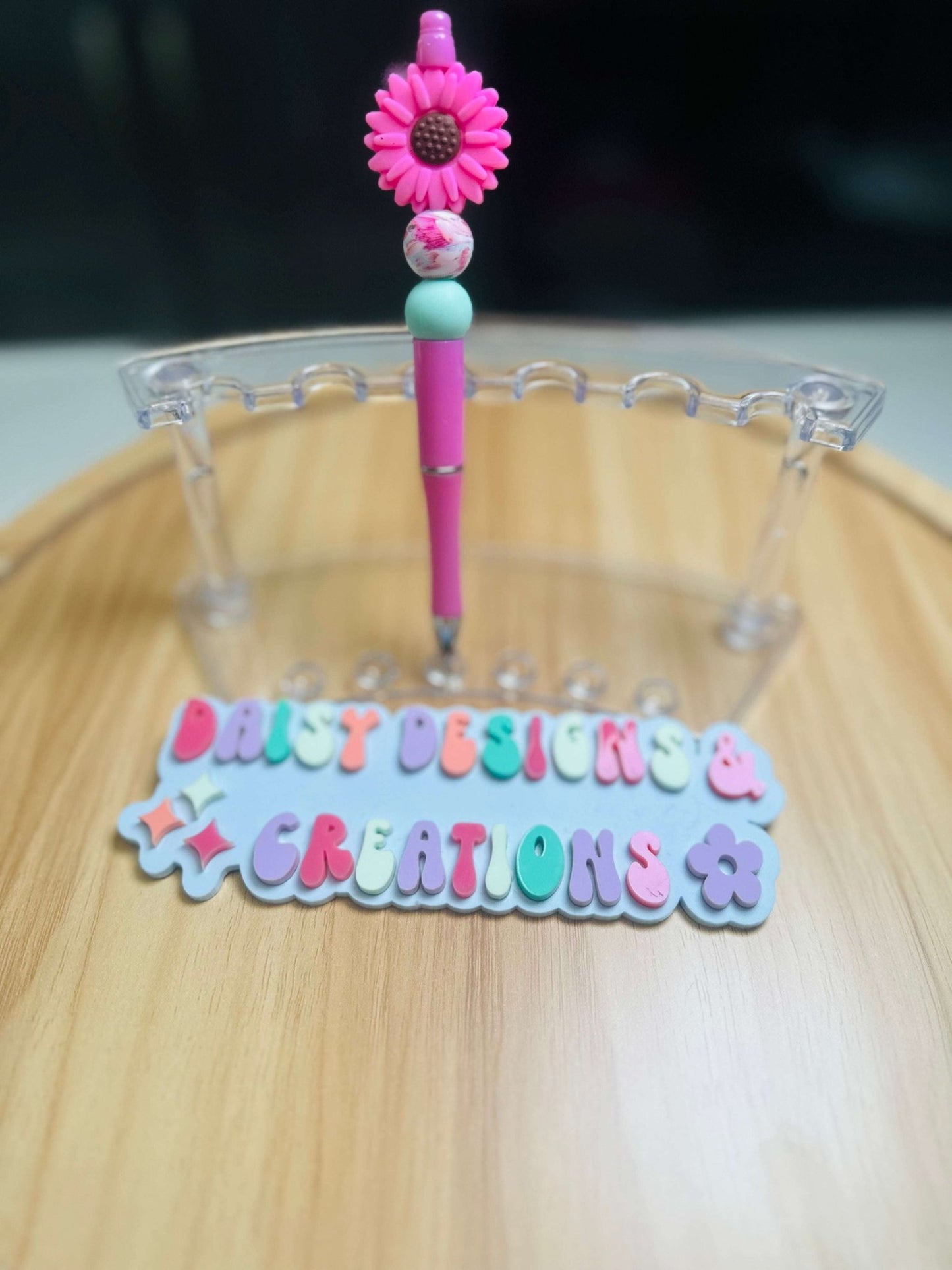 Daisy Collection Acrylic Beaded Pens – Stylish & Functional - Daisy Designs & Creations, LLC