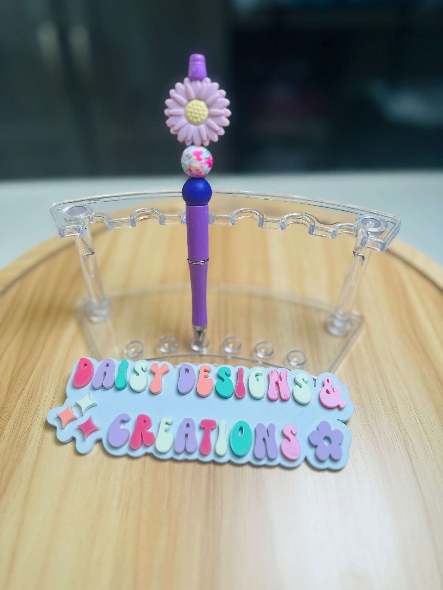 Daisy Collection Acrylic Beaded Pens – Stylish & Functional - Daisy Designs & Creations, LLC