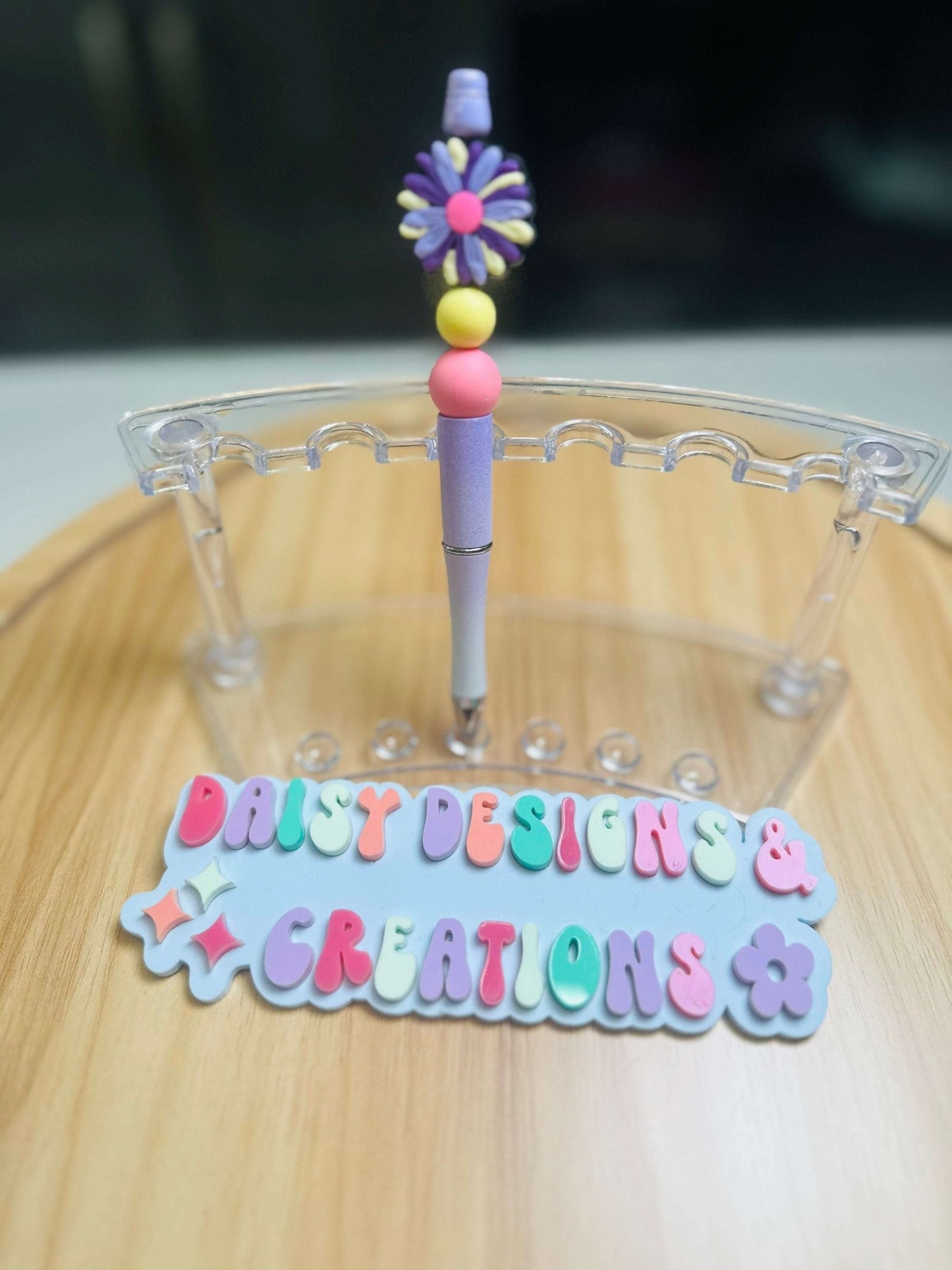 Daisy Collection Acrylic Beaded Pens – Stylish & Functional - Daisy Designs & Creations, LLC