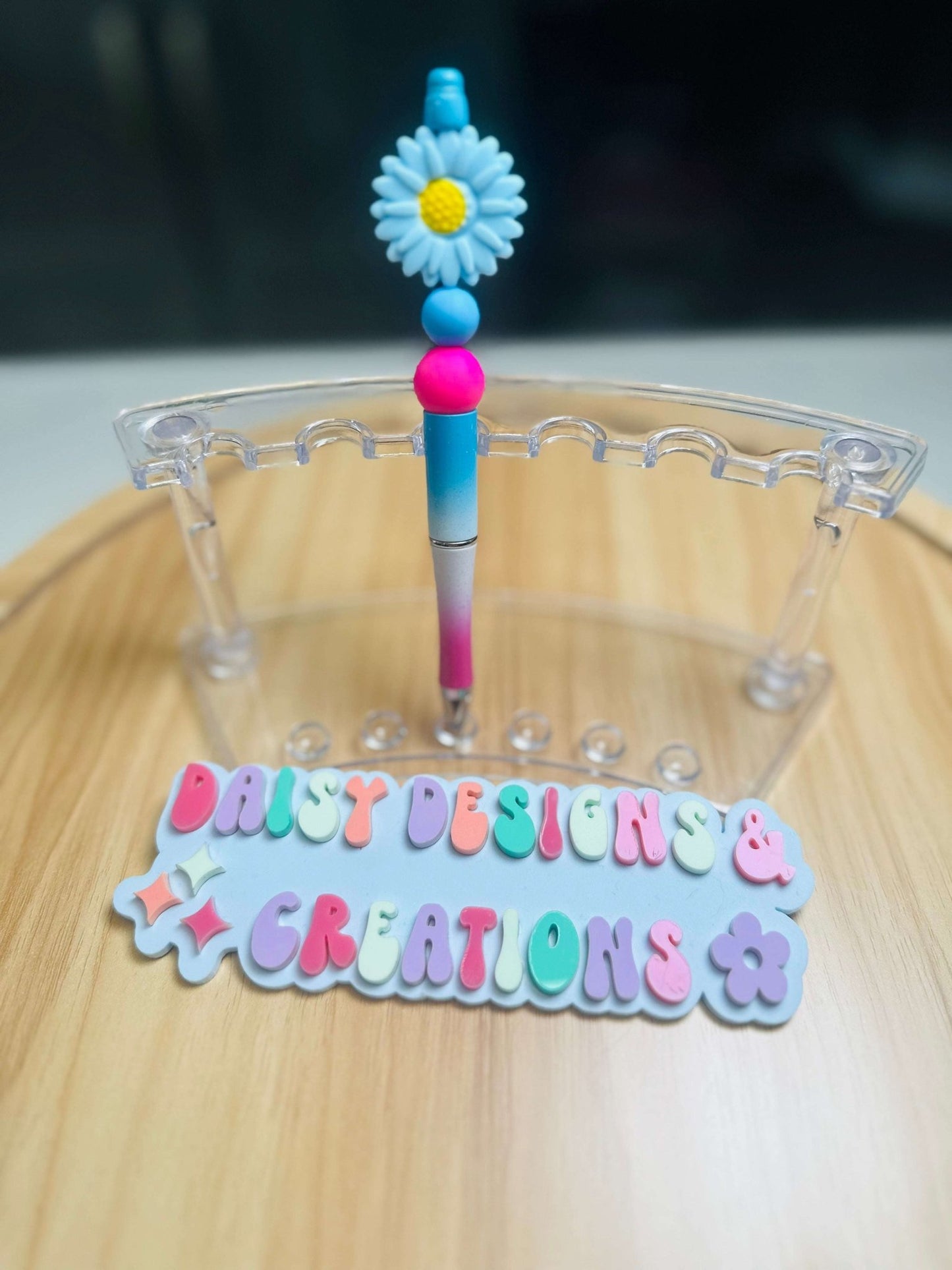 Daisy Collection Acrylic Beaded Pens – Stylish & Functional - Daisy Designs & Creations, LLC