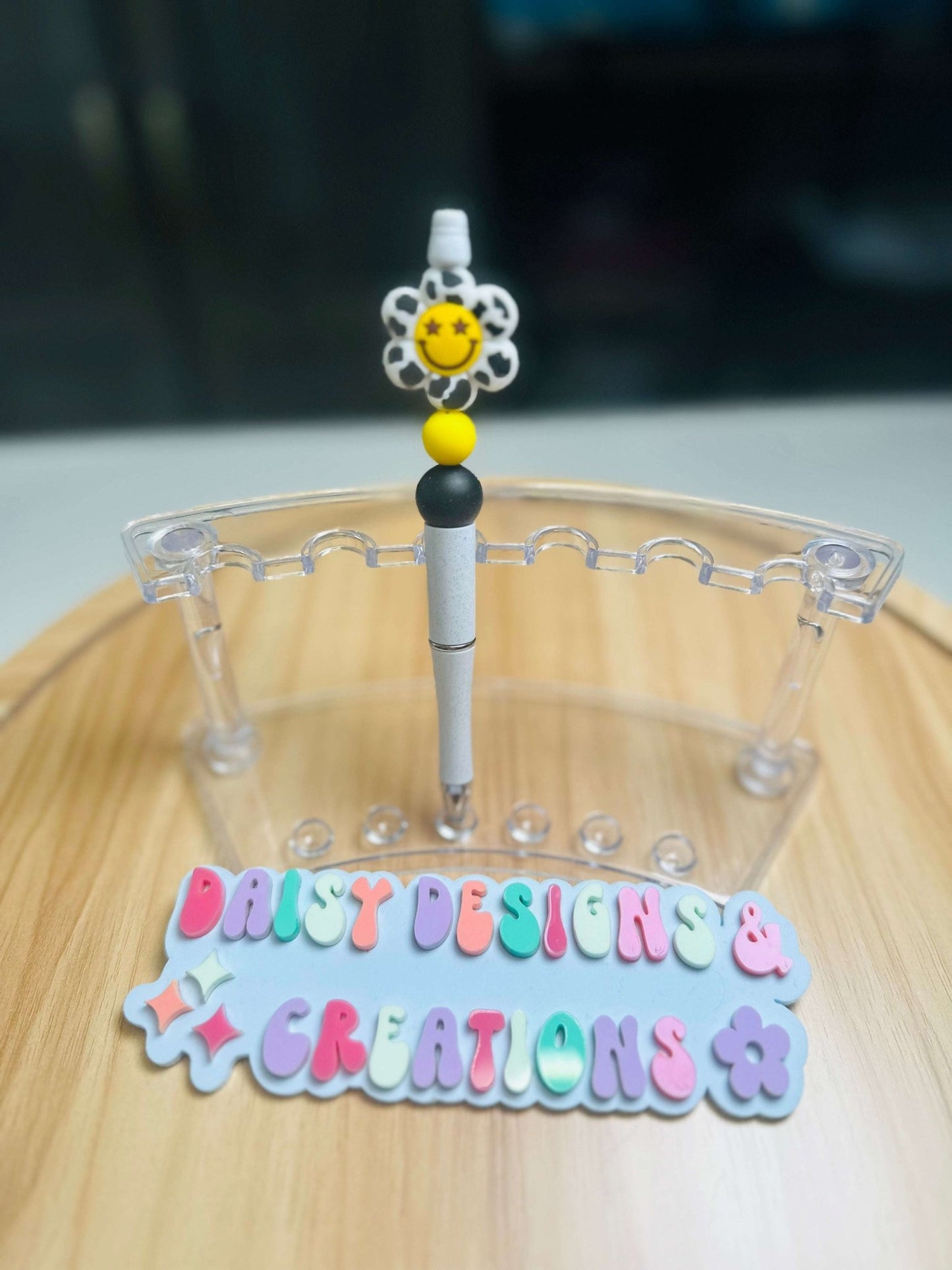 Daisy Collection Acrylic Beaded Pens – Stylish & Functional - Daisy Designs & Creations, LLC