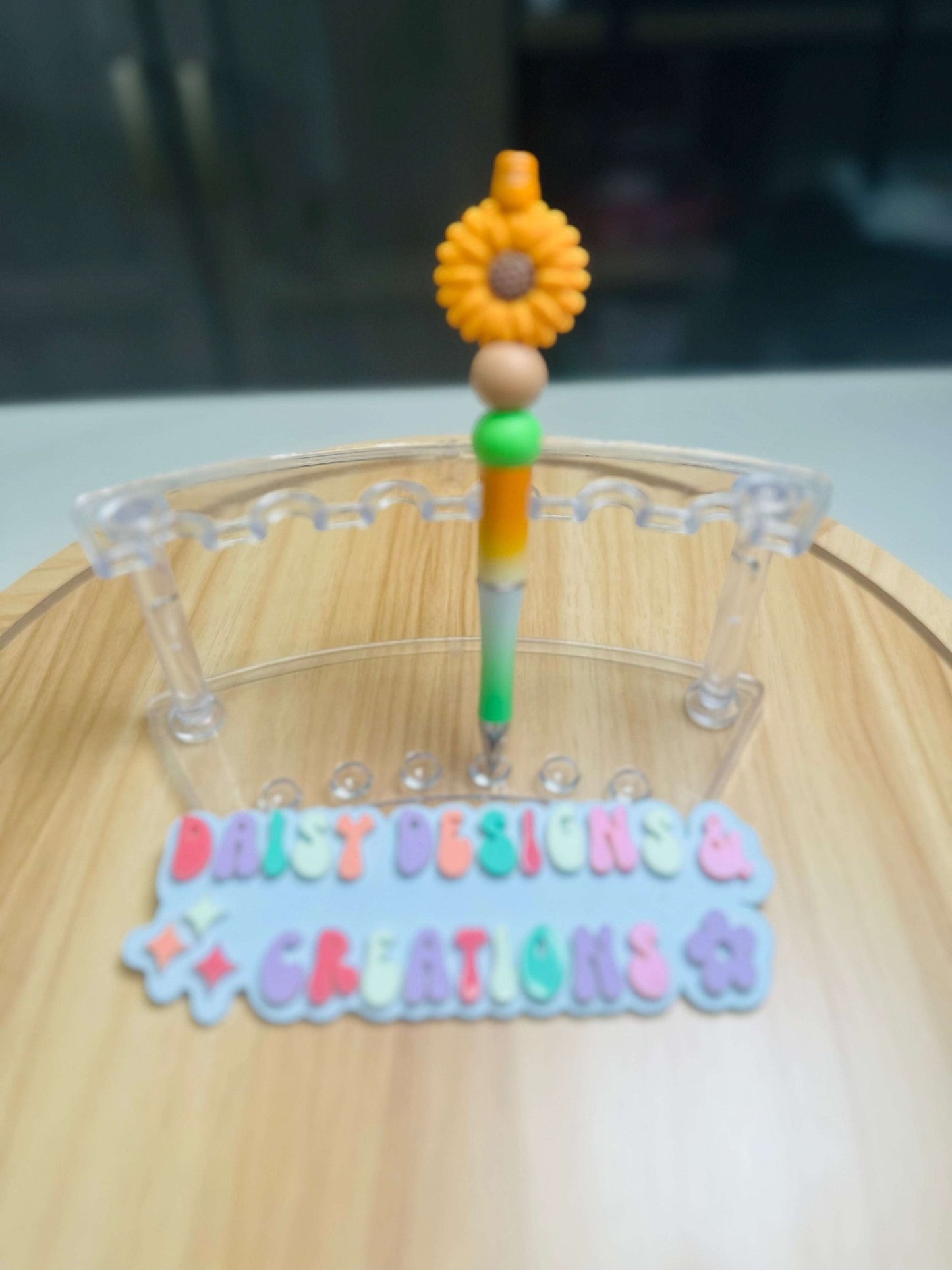 Daisy Collection Acrylic Beaded Pens – Stylish & Functional - Daisy Designs & Creations, LLC