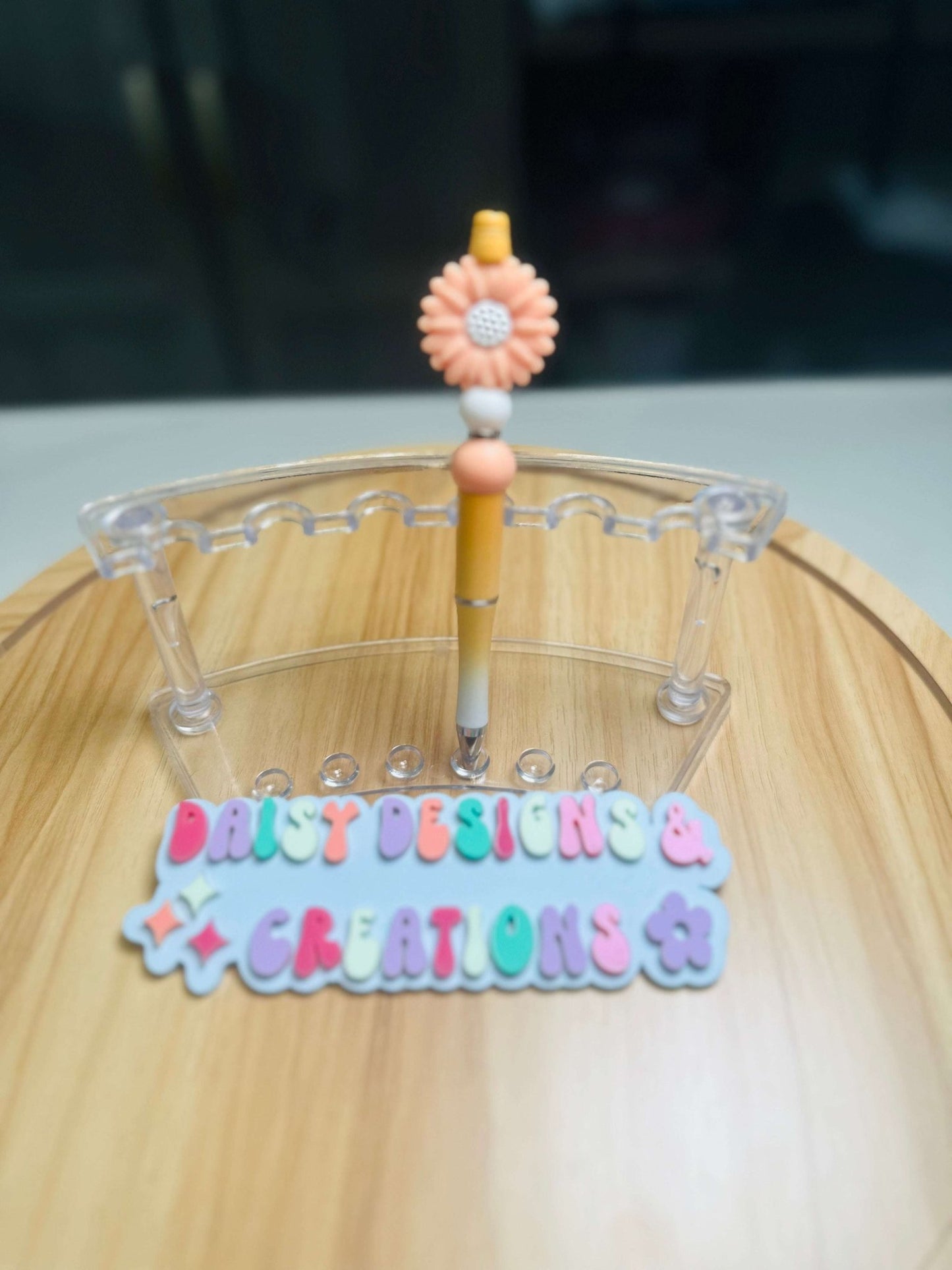 Daisy Collection Acrylic Beaded Pens – Stylish & Functional - Daisy Designs & Creations, LLC