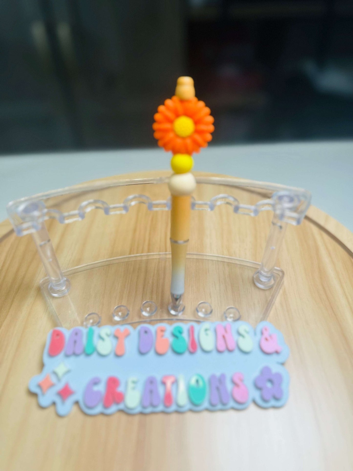 Daisy Collection Acrylic Beaded Pens – Stylish & Functional - Daisy Designs & Creations, LLC