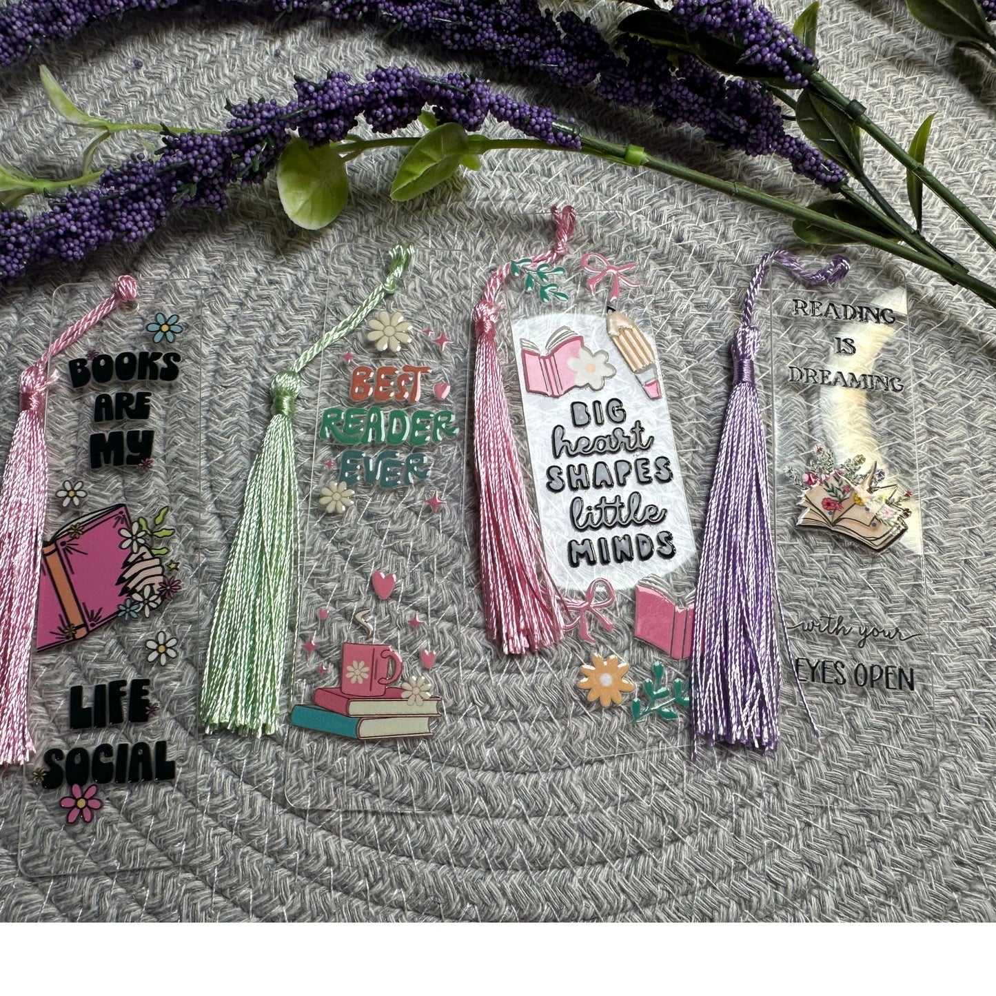 Acrylic 3D UV Bookmark – A Stylish & Durable Must - Have for Book Lovers - Daisy Designs & Creations, LLC