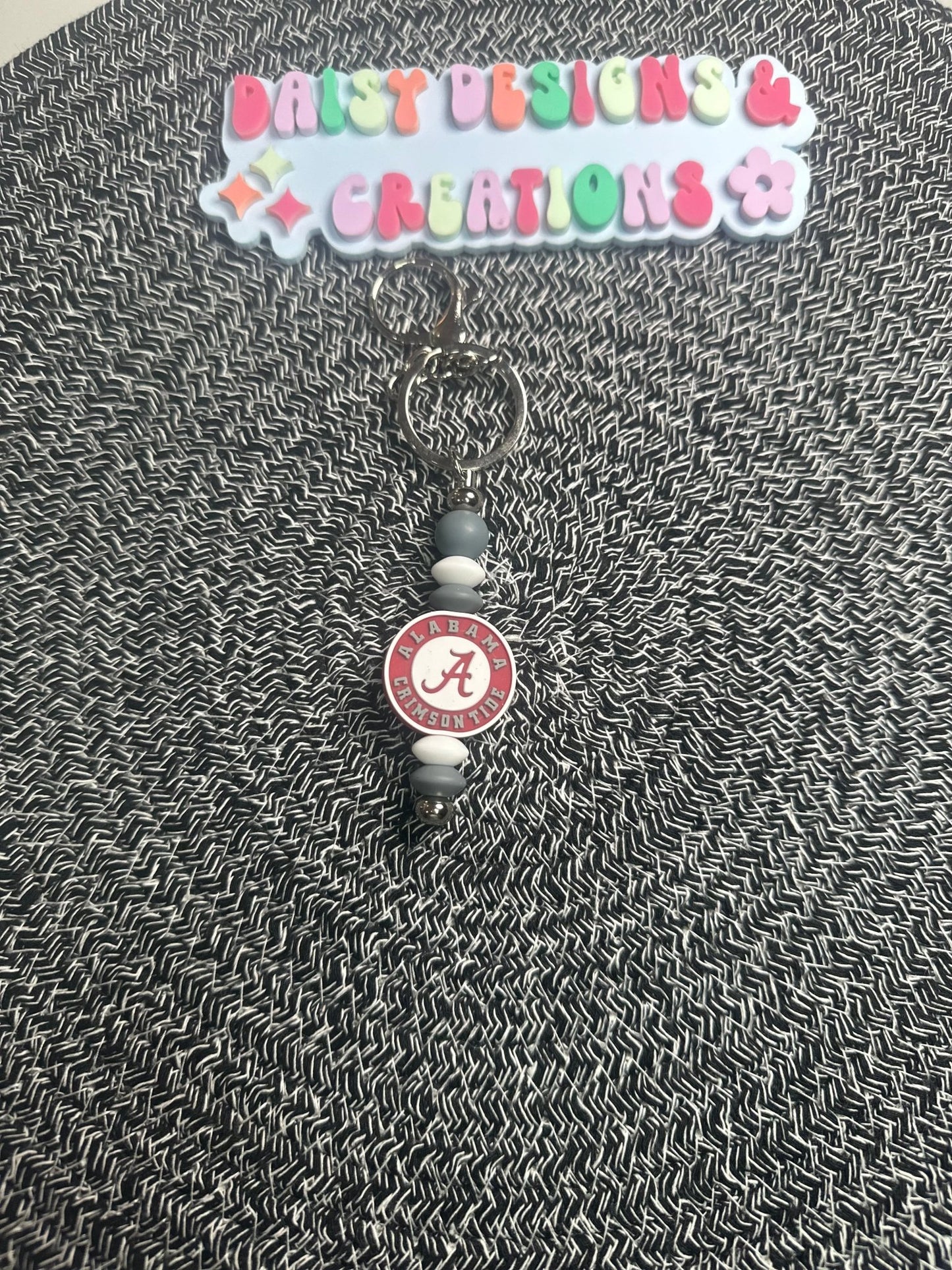 College & Pro Sports Beaded Keychains – Show Your Team Spirit! - Daisy Designs & Creations, LLC