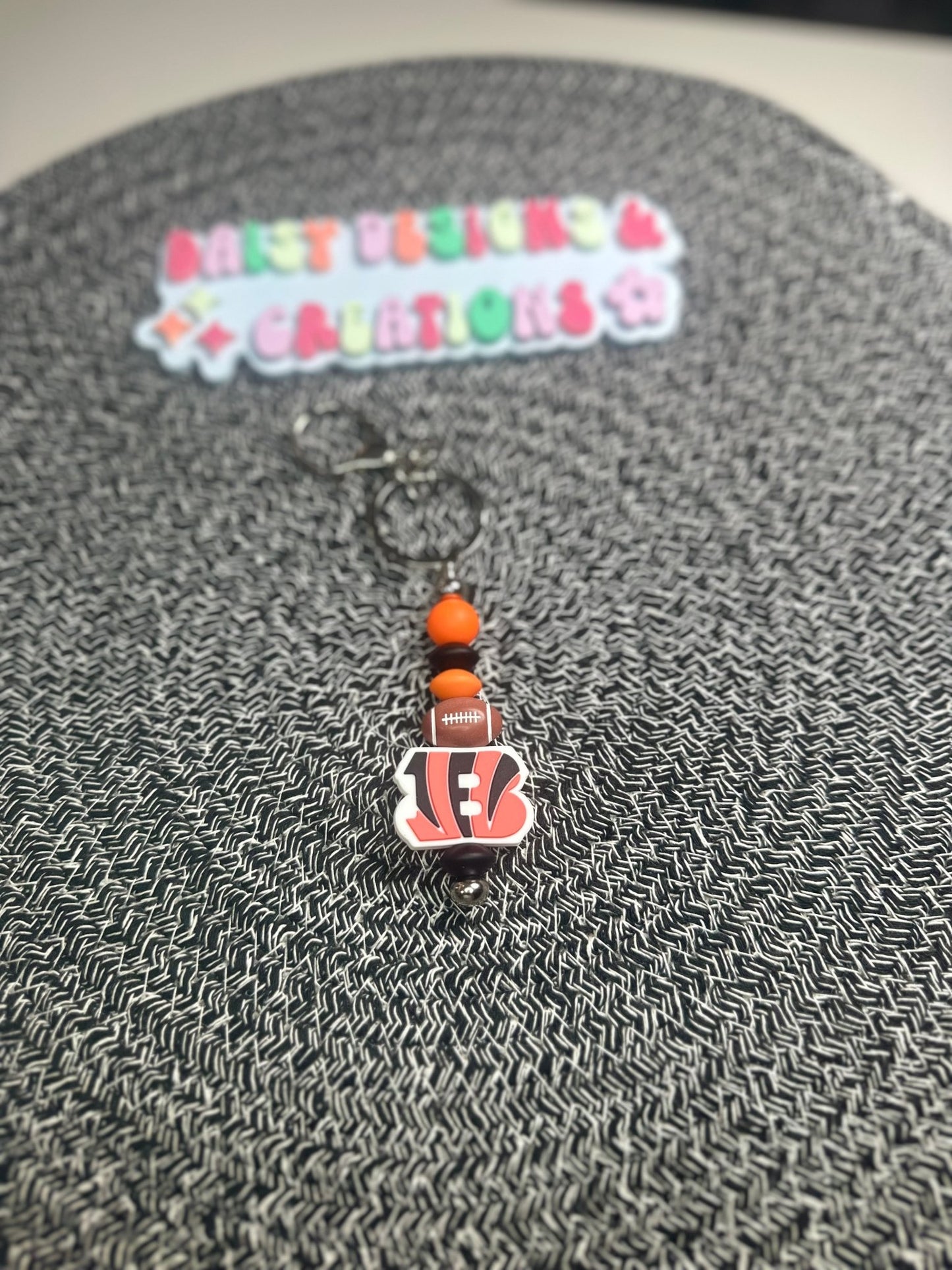 College & Pro Sports Beaded Keychains – Show Your Team Spirit! - Daisy Designs & Creations, LLC