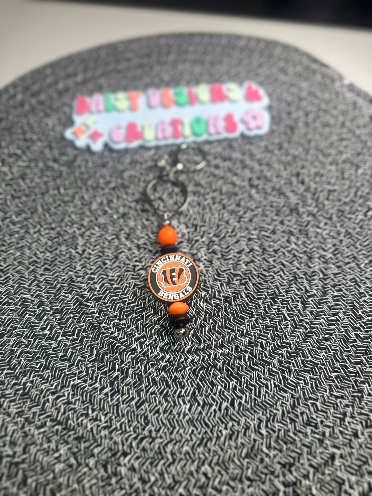College & Pro Sports Beaded Keychains – Show Your Team Spirit! - Daisy Designs & Creations, LLC