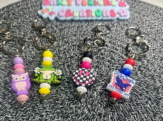 Beaded Silicone Keychains – Fun, Stylish & Durable - Daisy Designs & Creations, LLC