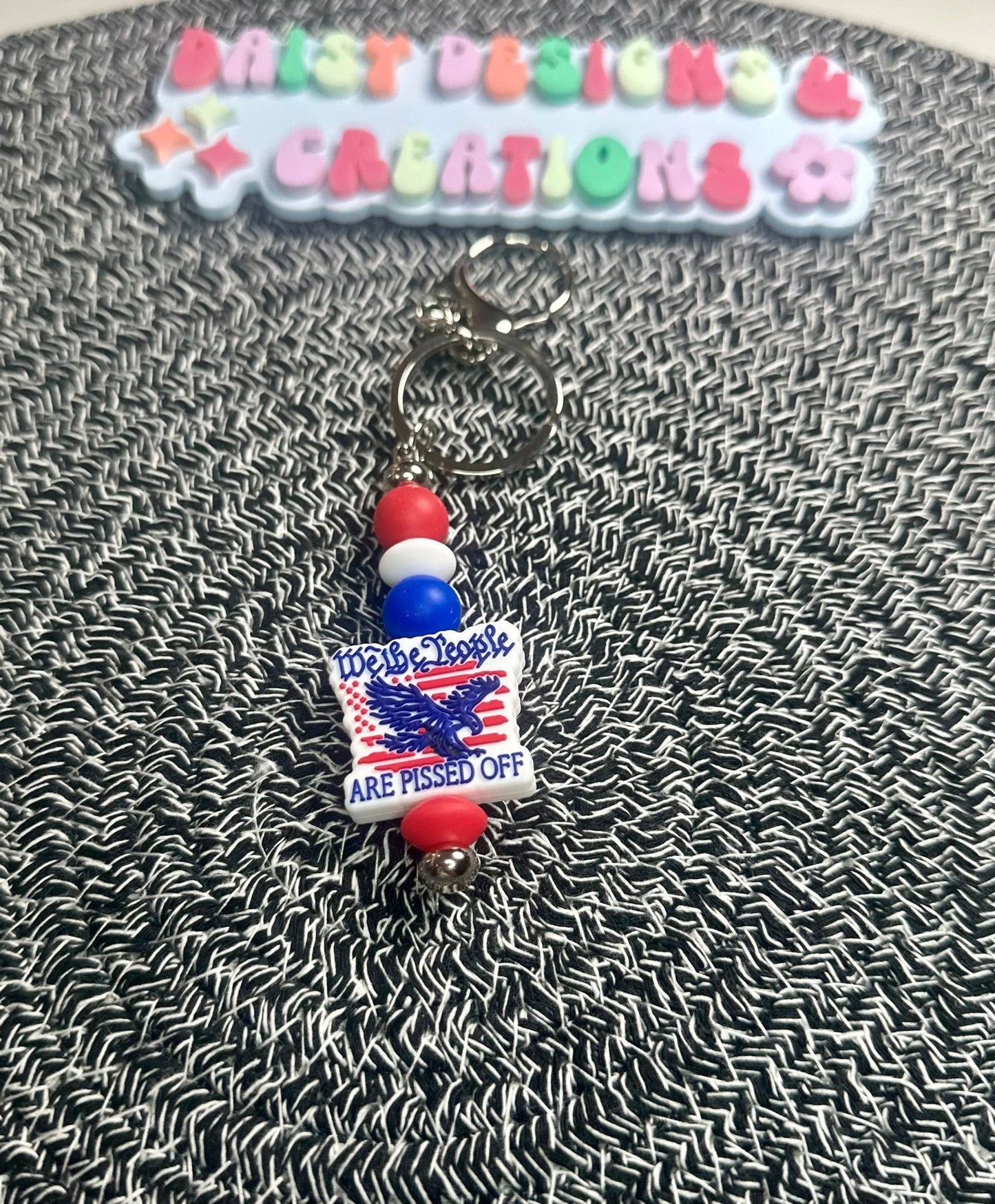 Beaded Silicone Keychains – Fun, Stylish & Durable - Daisy Designs & Creations, LLC