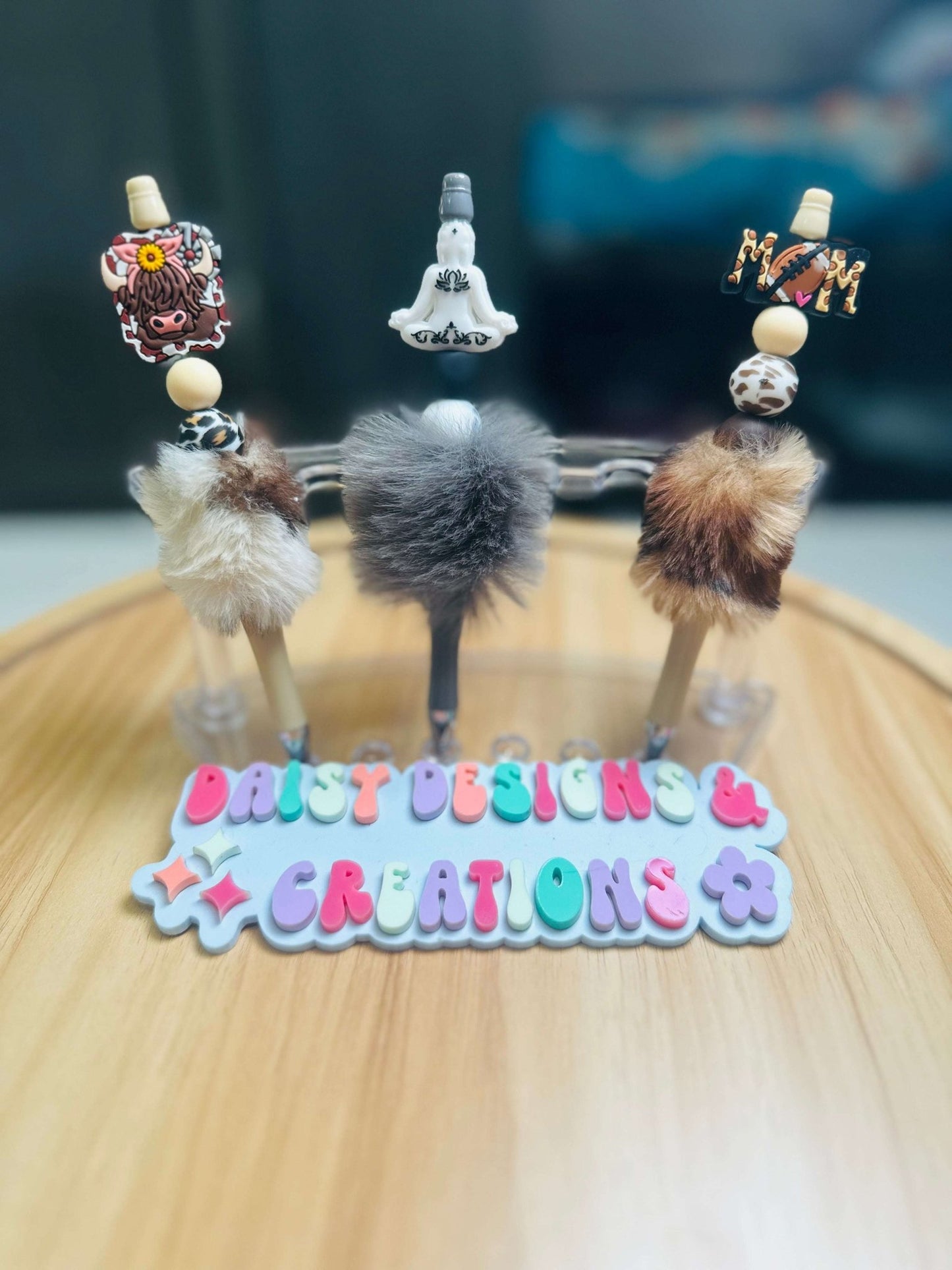 New Product Launch! Fuzzy Acrylic Beaded Pens Collection – BPA Free Beads & Vocals - Daisy Designs & Creations, LLC