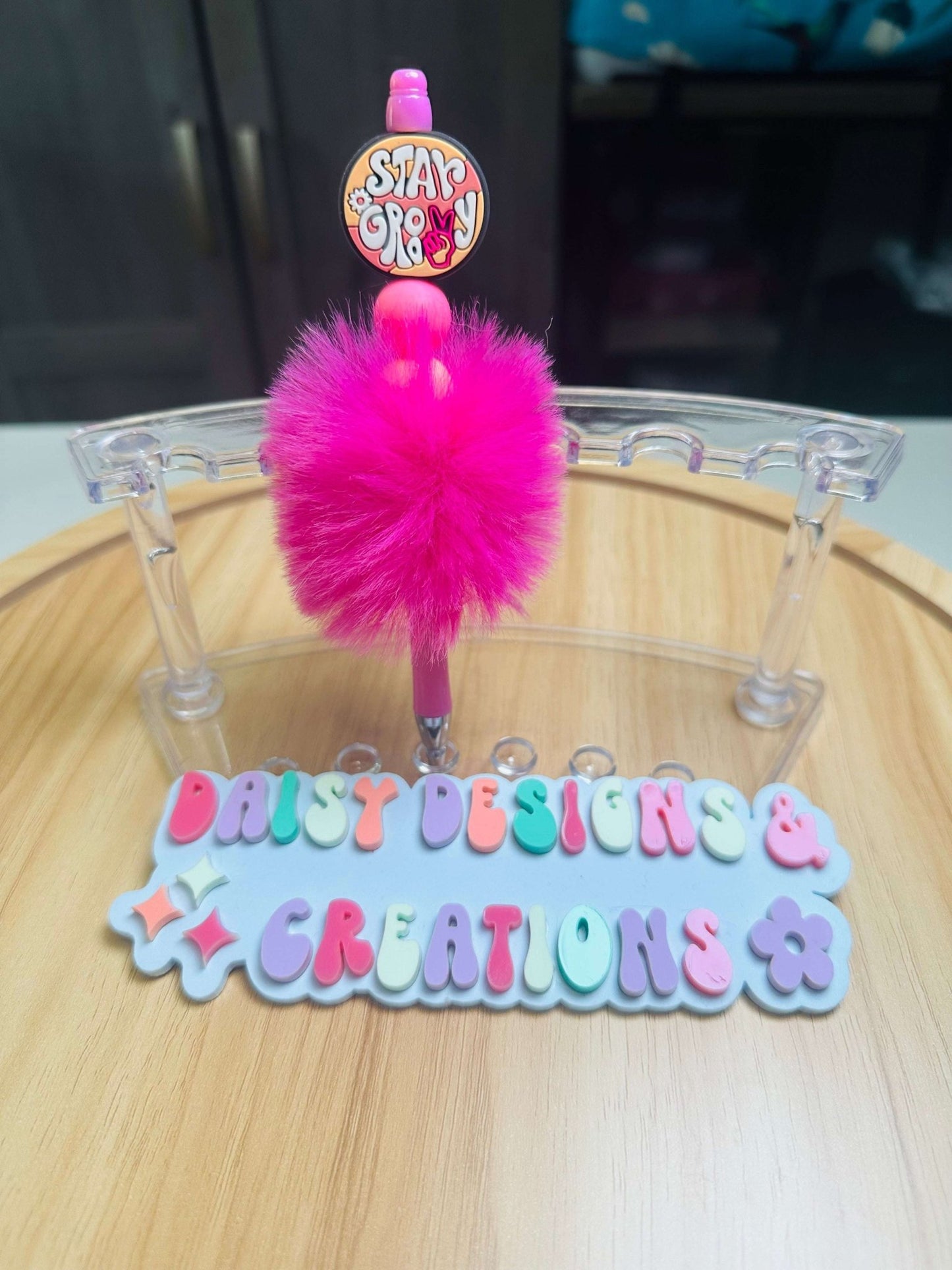 New Product Launch! Fuzzy Acrylic Beaded Pens Collection – BPA Free Beads & Vocals - Daisy Designs & Creations, LLC