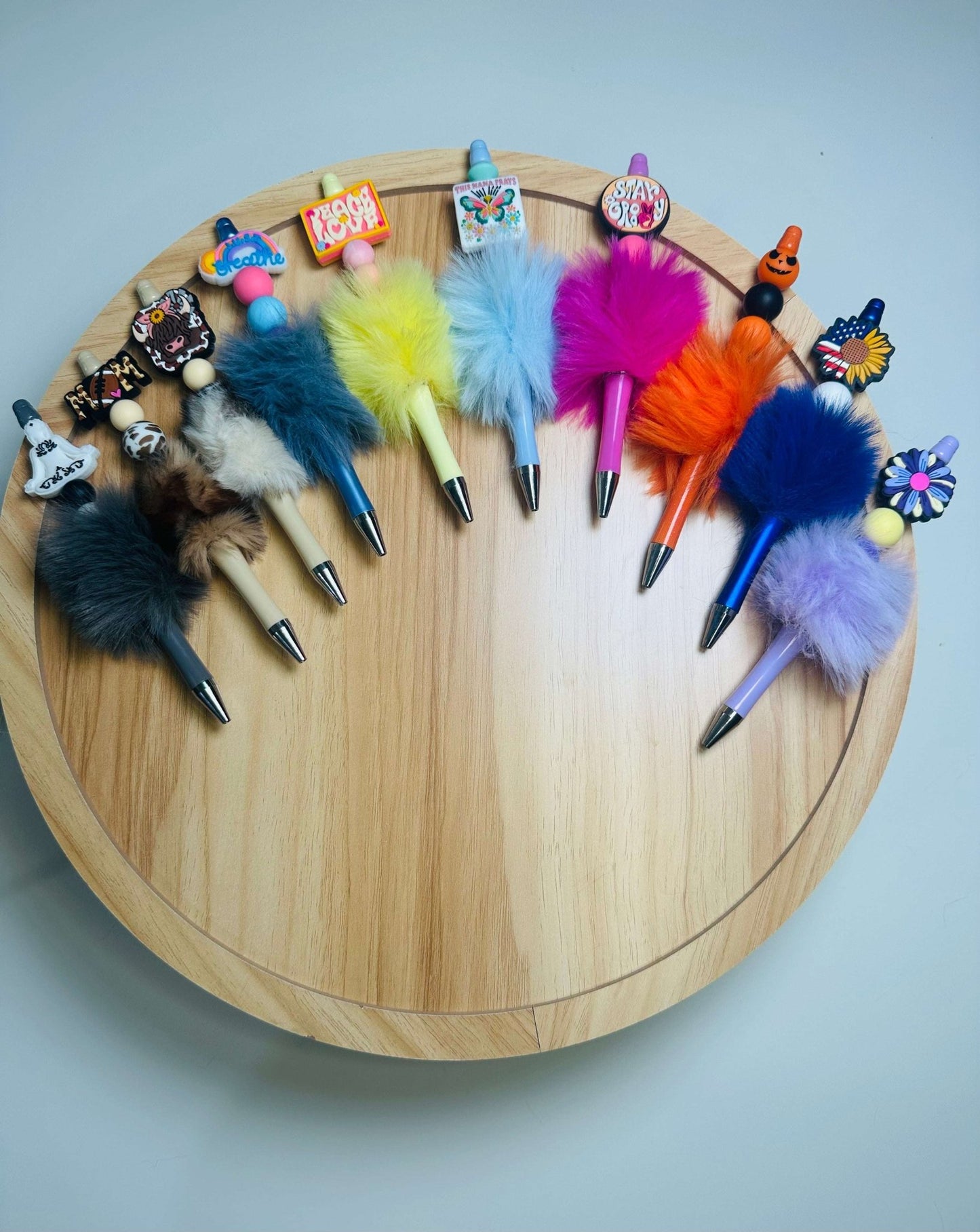 New Product Launch! Fuzzy Acrylic Beaded Pens Collection – BPA Free Beads & Vocals - Daisy Designs & Creations, LLC