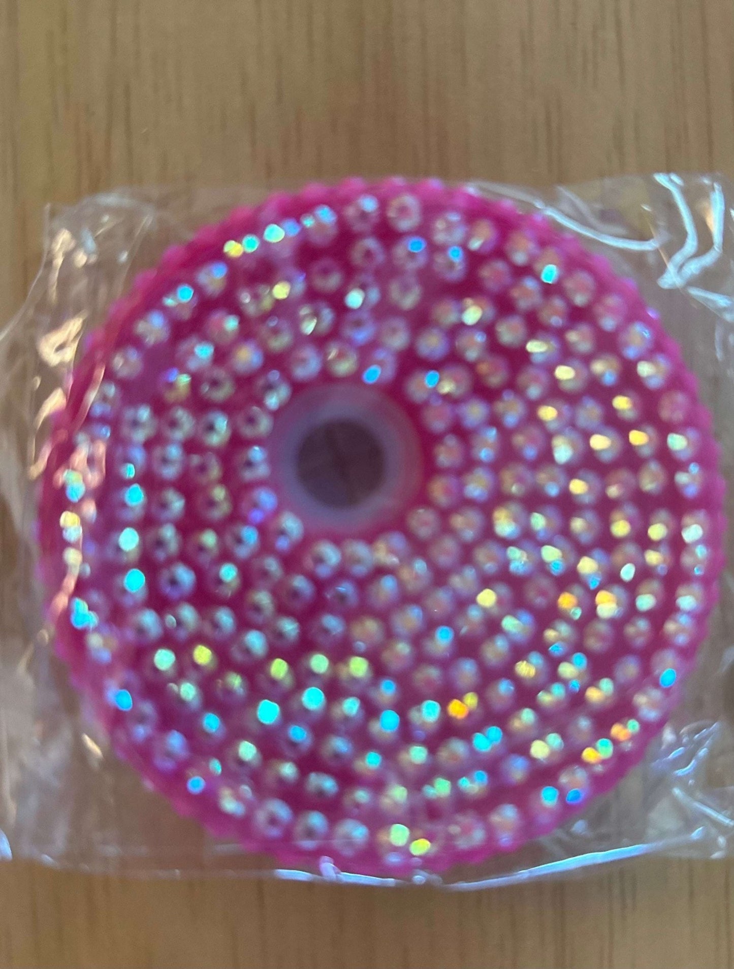 Rhinestone Bling Acrylic Lid 16oz Can Glass – Libbey Style Cup in Vibrant Colors | Sparkly Drinkware with Straw - Daisy Designs & Creations, LLC