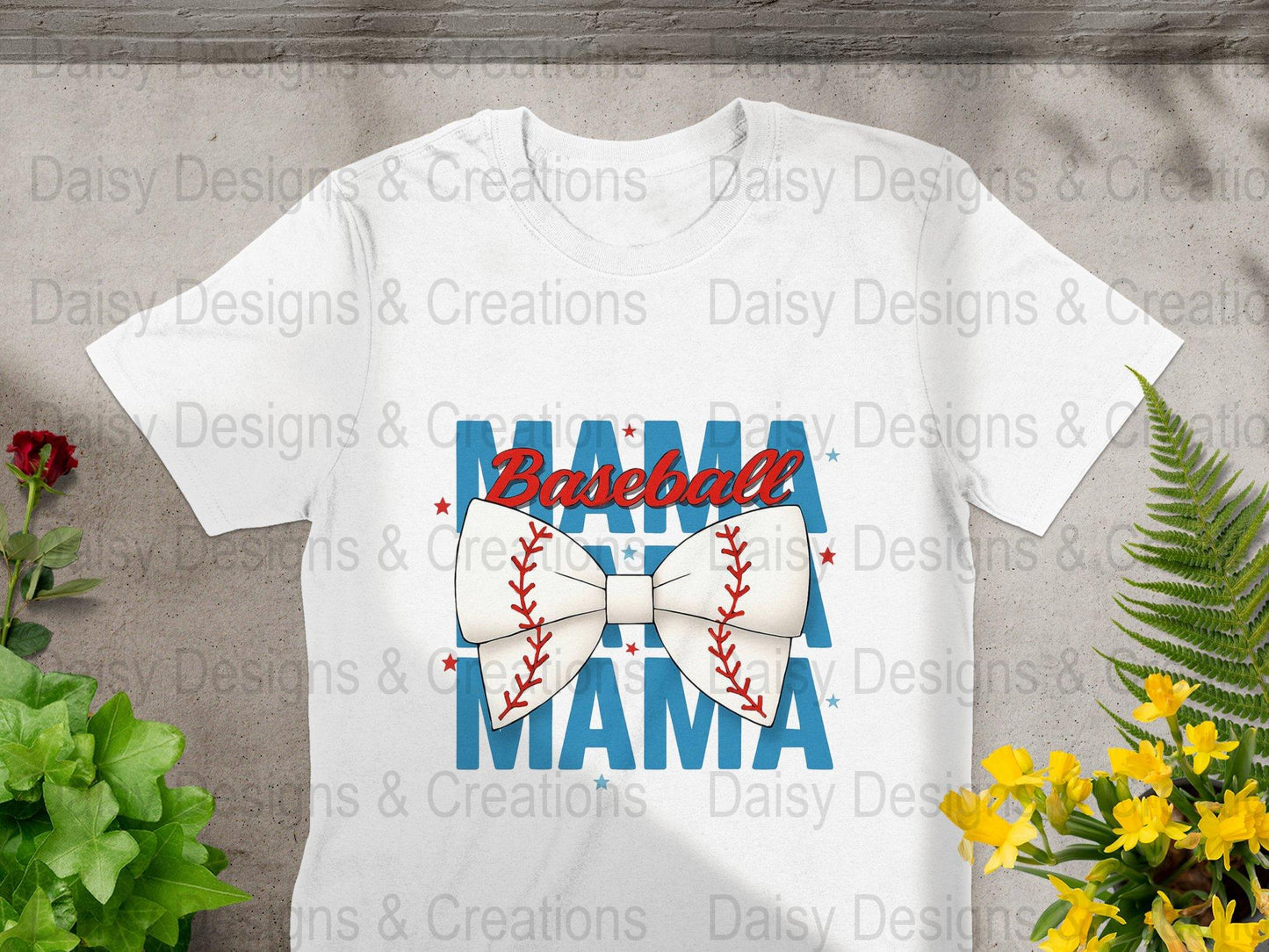 Baseball Mama T-Shirt Design PNG, Bow Baseball, Sports Mom Shirt, Trendy Mama Shirt, Baseball Lover T-Shirts, Digital Download - Daisy Designs & Creations, LLC