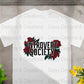 Introvert Society T-Shirt Design, Floral T-Shirt PNG, Introvert Gift, Socially Awkward Shirt, Sarcastic Tee, Funny Shirt, Rose T-Shirts - Daisy Designs & Creations, LLC