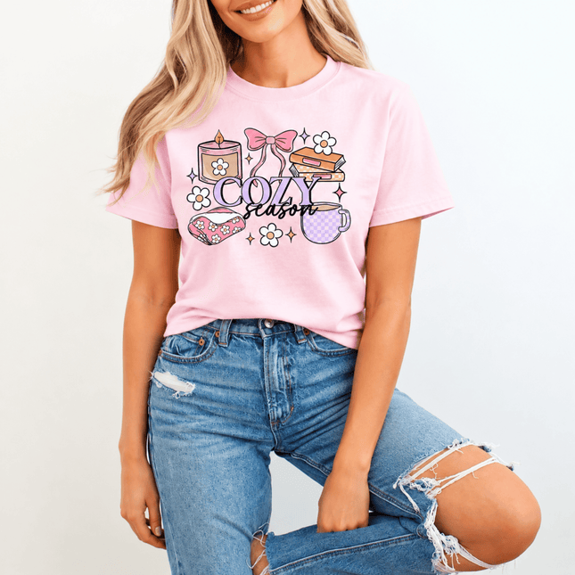 Cozy Season Bookish Graphic Tee & Sweatshirt | Cute Reading Lover Gift