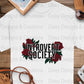 Introvert Society T-Shirt Design, Floral T-Shirt PNG, Introvert Gift, Socially Awkward Shirt, Sarcastic Tee, Funny Shirt, Rose T-Shirts - Daisy Designs & Creations, LLC