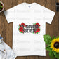 Introvert Society T Shirts, Red Roses, Funny Graphic Tee, Introvert Gift, Floral Tee, Unique T-Shirts, Social Distancing Shirt - Daisy Designs & Creations, LLC