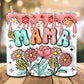 3D Mama Retro Floral 20 oz Stainless Steel Tumbler - Daisy & Wildflowers, Vibrant Colors, Made to Order Best Sellers Tumblers 20 Daisy Designs & Creations LLC