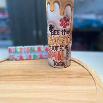 3D Honey Bee Insulated Tumbler – 20 oz Stainless Steel - Daisy Designs & Creations, LLC