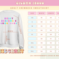 a white sweatshirt with the measurements for a child's size chart