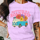 Road Trip T-Shirts, Happiness is a Road Trip Design, VW Bus, Floral Van, Colorful T-Shirts, Summer Trip, Vacation Mode - Daisy Designs & Creations, LLC
