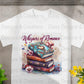 Romance Books T-Shirt Design, Book Lover Gift, Floral T-Shirt, Digital Download, T-Shirt Design, PNG File, Apparel Design - Daisy Designs & Creations, LLC