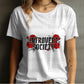 Introvert Society T-Shirts, Floral Tee, Introvert Gift, Red Roses Design, Funny Sarcastic Tee, Social Anxiety T-Shirts, Slogan Tee - Daisy Designs & Creations, LLC