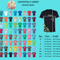 a picture of a t - shirt size guide