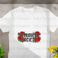 Introvert Society T Shirts, Red Roses, Funny Graphic Tee, Introvert Gift, Floral Tee, Unique T-Shirts, Social Distancing Shirt - Daisy Designs & Creations, LLC