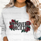 Introvert Society T-Shirt Design, Floral T-Shirt PNG, Introvert Gift, Socially Awkward Shirt, Sarcastic Tee, Funny Shirt, Rose T-Shirts - Daisy Designs & Creations, LLC