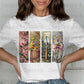 Floral Garden T-Shirts Design, Flower Basket T Shirt, Shovel Art TShirt, Butterfly Bow Tee, Gardening Apparel, PNG Digital Download - Daisy Designs & Creations, LLC