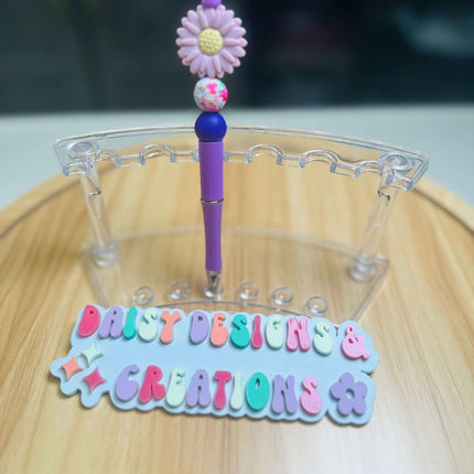Daisy Collection Acrylic Beaded Pens – Stylish & Functional - Daisy Designs & Creations, LLC