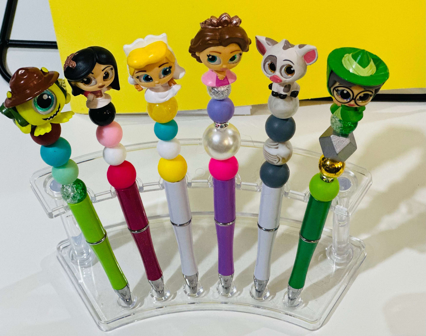 Beaded Pens Inspired by Timeless Animated Favorites - Whimsical Writing Delight Beaded Pen collection Writing Pens 15 Daisy Designs & Creations LLC