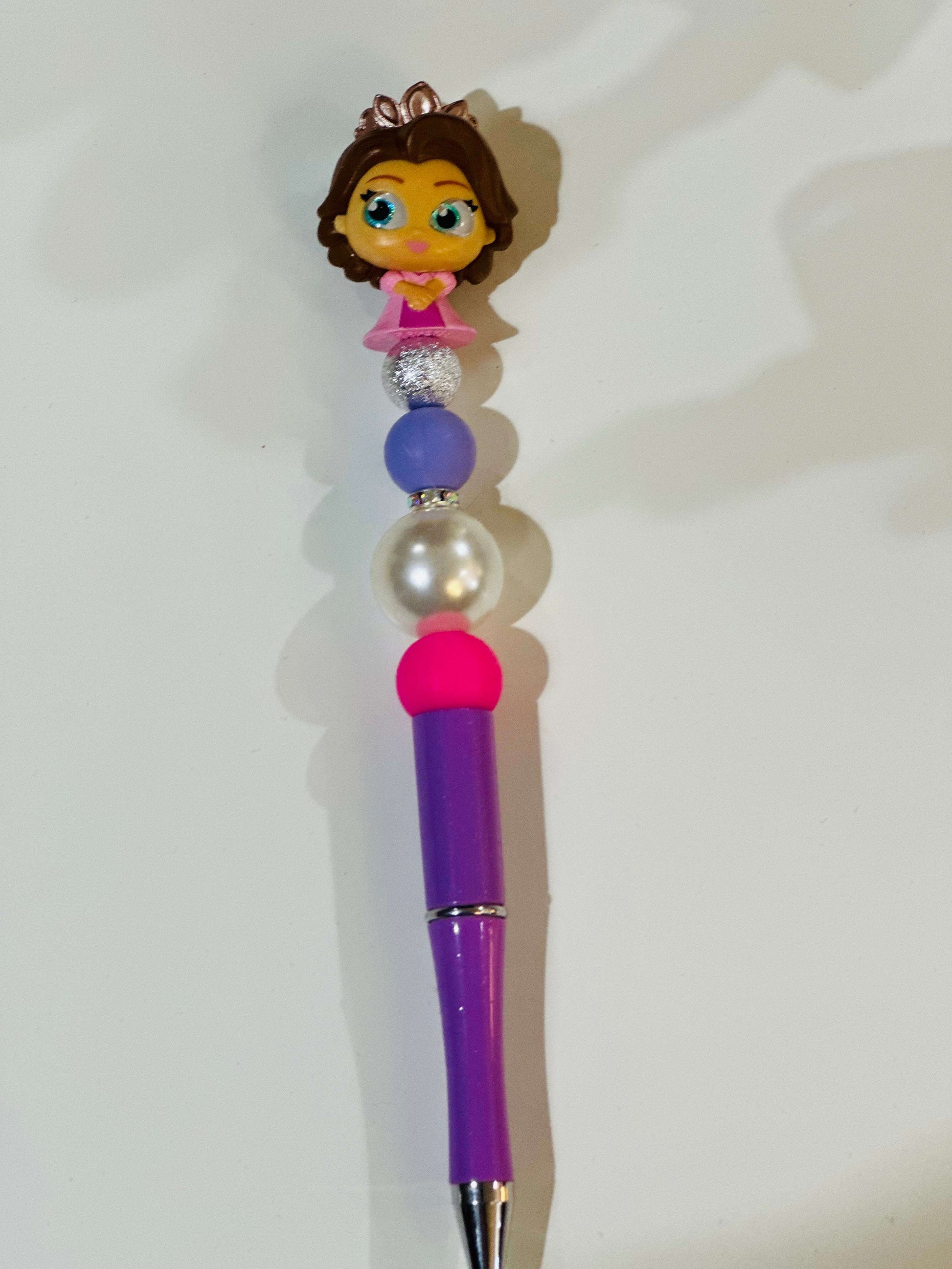 Beaded Pens Inspired by Timeless Animated Favorites - Whimsical Writing Delight Beaded Pen collection Writing Pens 15 Daisy Designs & Creations LLC