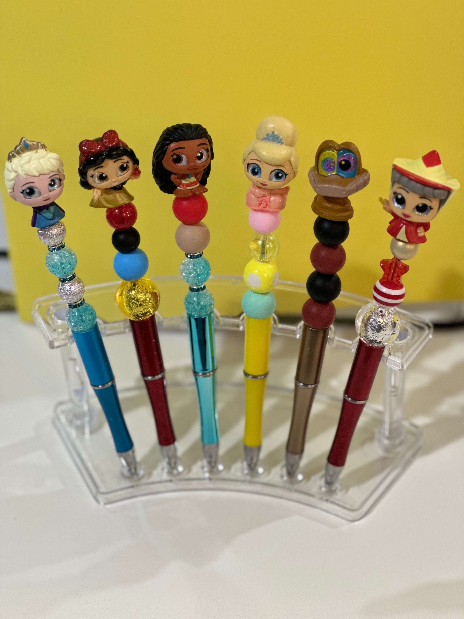 Beaded Pens Inspired by Timeless Animated Favorites - Whimsical Writing Delight Beaded Pen collection Writing Pens 15 Daisy Designs & Creations LLC