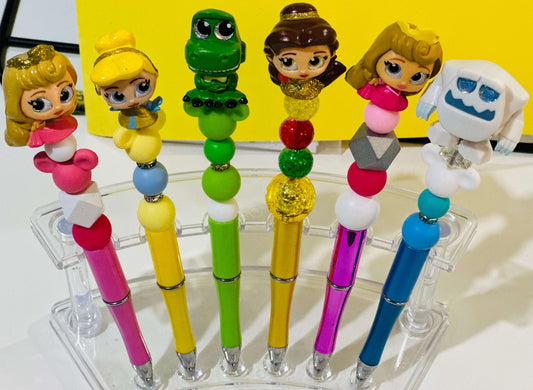 Beaded Pens Inspired by Timeless Animated Favorites - Whimsical Writing Delight Beaded Pen collection Writing Pens 15 Daisy Designs & Creations LLC