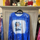 Believe in Blue: New Faux Bleach Long Sleeve Tee with Vibrant Santa Sublimation Design! 🔵👕 Christmas Collection Sublimation T-Shirt 37 Daisy Designs & Creations LLC