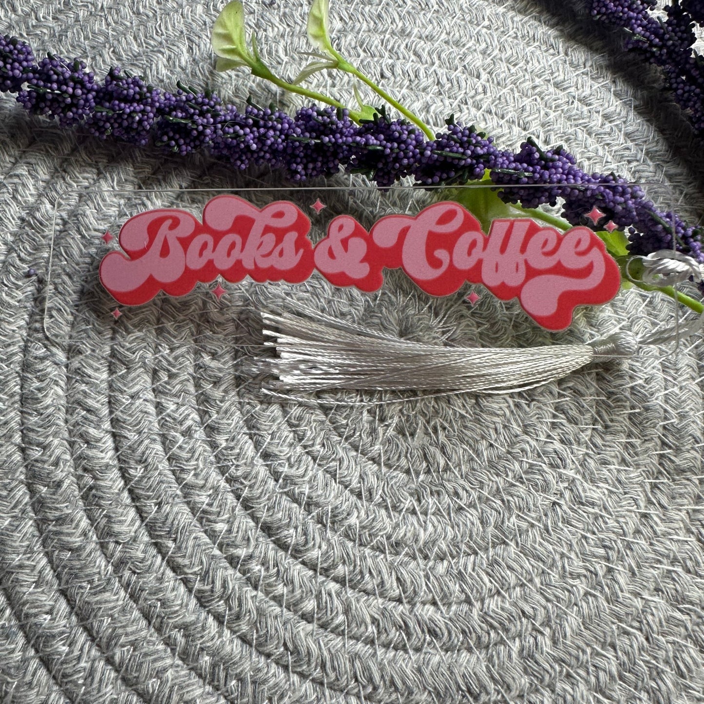 Bright Reads Acrylic Bookmarks With Tassel