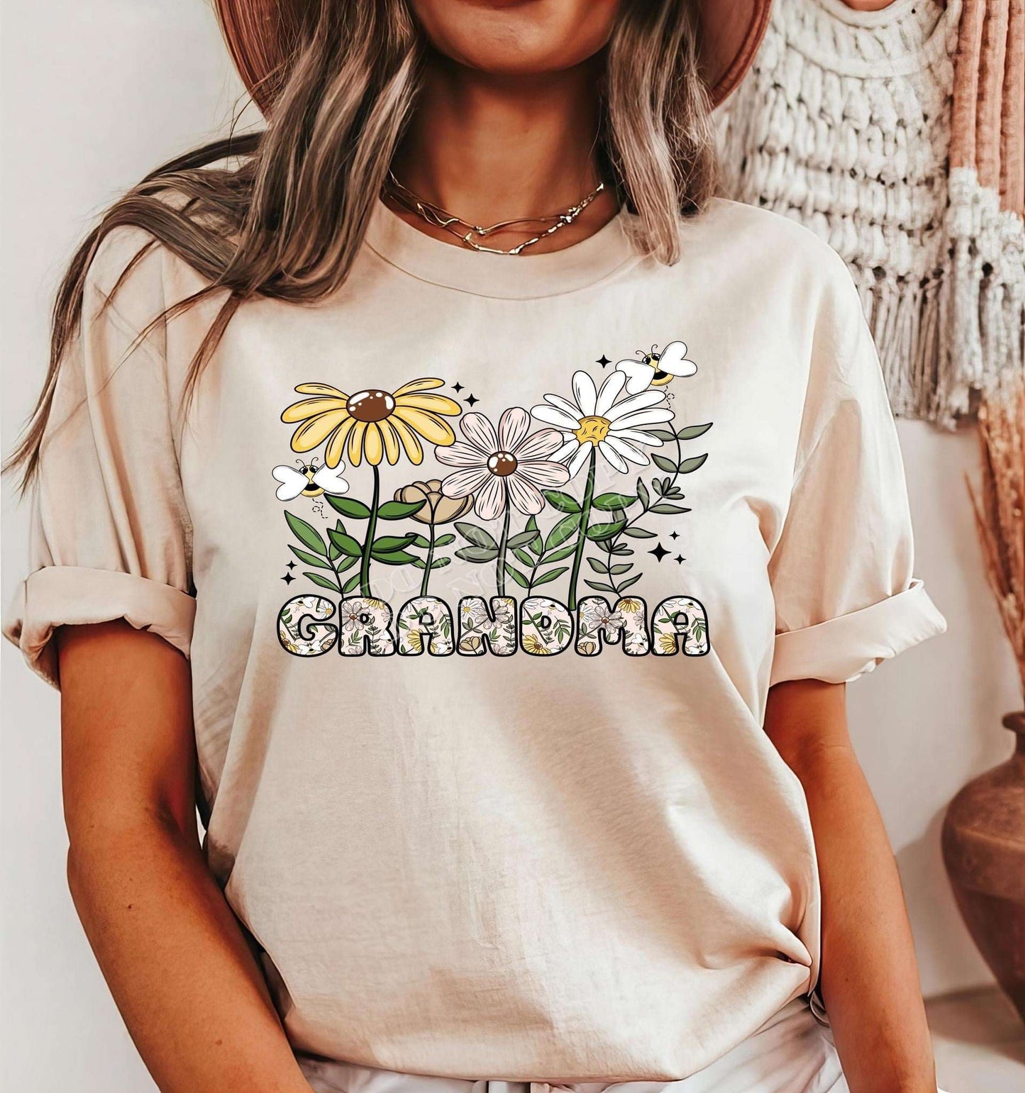 Celebrate Grandma: Grandma Perfect' Tee with Daisy Floral Design for Mother's Day Daisy Designs & Creations Collection T-Shirt 17 Daisy Designs & Creations LLC