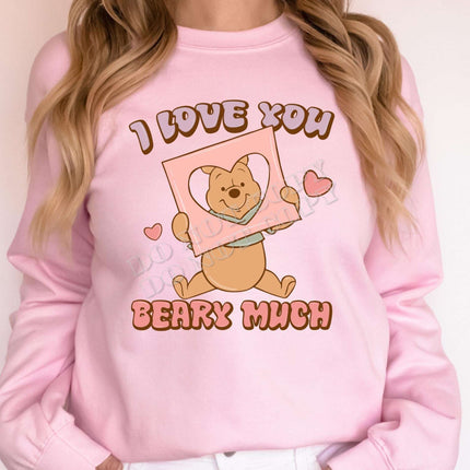 Celebrate Love with 'I Love You Berry Much' Crewneck - Perfect for Valentine's Day Captivating Love: Explore Our Valentine's Day Collection for Heartfelt Gifts Crewneck 28 Daisy Designs & Creations LLC