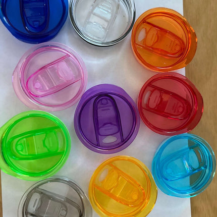 Colored Acrylic 20 oz Skinny Tumbler Lid/Replacement - Daisy Designs & Creations, LLC
