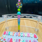 Custom Acrylic Beaded Pens – BPA Free Silicone & Focal, Retro Groovy Collection Beaded Pen collection Beaded Pens 6 Daisy Designs & Creations LLC