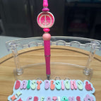 Hot Pink  Barrel/ Shades of Pink Peace Sign