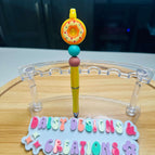 Yellow Iridescent/Yellow white sprinkle Doughnut