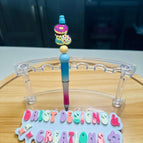 Blue/Pink Ombre Stacked Doughnut