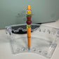 Custom Beaded Pens - Sunflower Pot Plant Design, Refillable Black Ink, Silicone & Acrylic Beads Beaded Pen collection Beaded Pens 6 Daisy Designs & Creations LLC